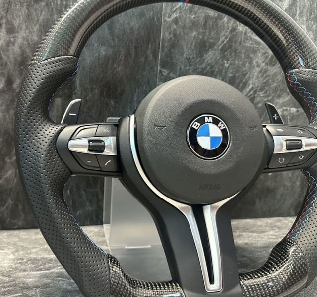 Карбонове M Кермо Руль М3 стиль для BMW F series F10 F30 F11 F01 F02 F20 F21 F22 F23 F31 F32 F33 F36 X3 F25 F26 F15 F16 BM-4 фото