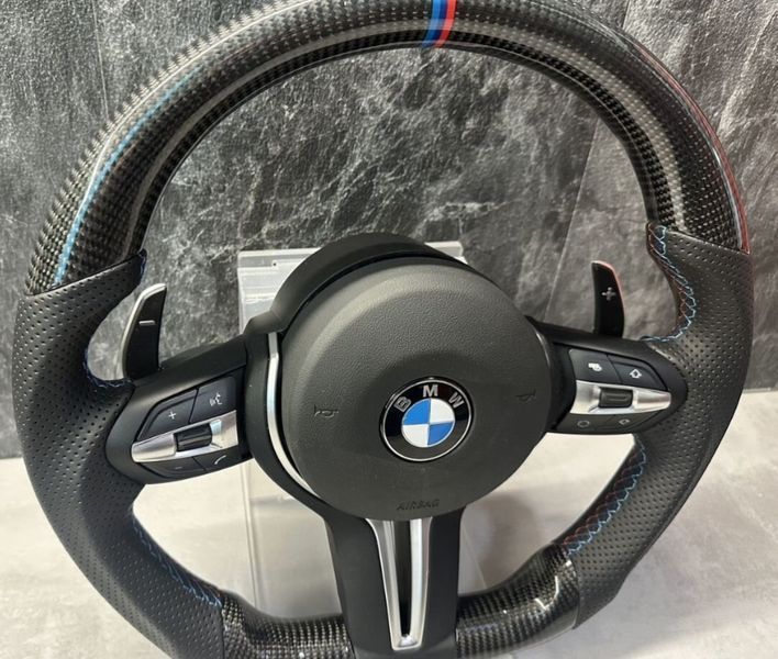 Карбонове M Кермо Руль М3 стиль для BMW F series F10 F30 F11 F01 F02 F20 F21 F22 F23 F31 F32 F33 F36 X3 F25 F26 F15 F16 BM-4 фото
