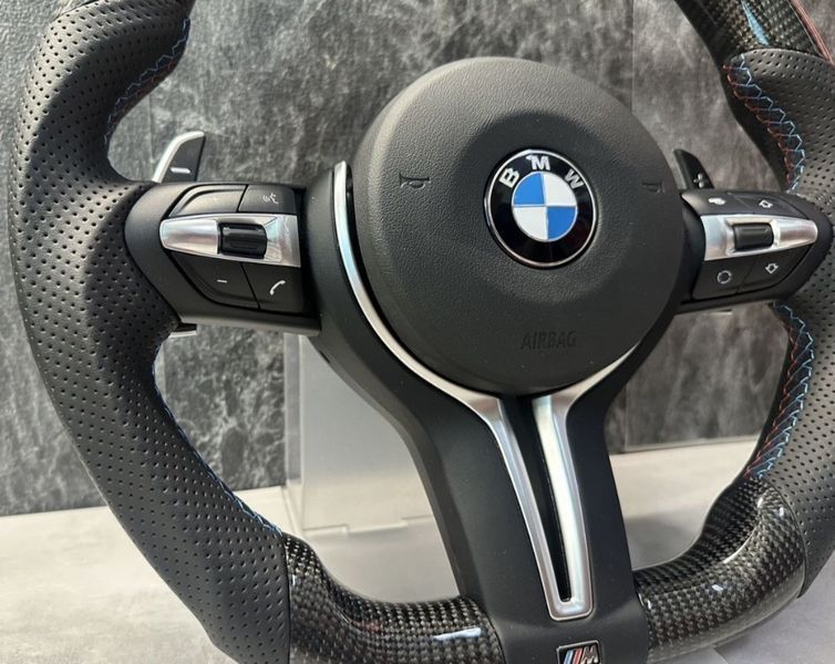 Карбонове M Кермо Руль М3 стиль для BMW F series F10 F30 F11 F01 F02 F20 F21 F22 F23 F31 F32 F33 F36 X3 F25 F26 F15 F16 BM-4 фото