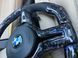 M Кермо Руль Синій Карбон + Led екран М3 стиль для BMW F series F10 F30 F11 F01 F02 F20 F21 F22 F23 F31 F32 F33 F36 X3 F25 F26 F15 F16 BM-7 фото 8