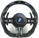 M Кермо Руль Зелений Карбон + Led екран М3 стиль для BMW F series F10 F30 F11 F01 F02 F20 F21 F22 F23 F31 F32 F33 F36 X3 F25 F26 F15 F16 BM-8 фото 1