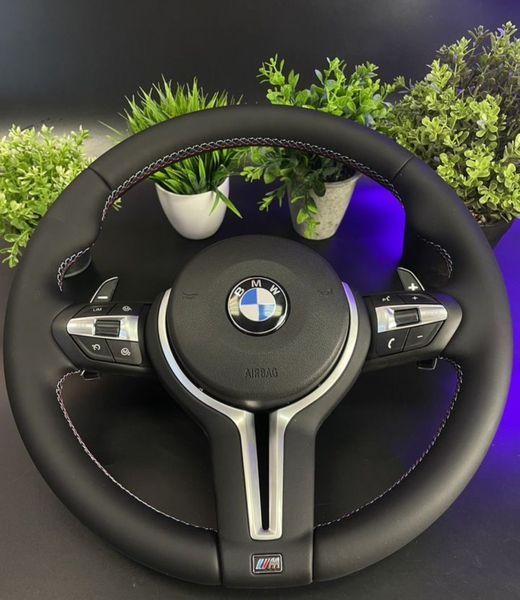 Шкіряне M Кермо Руль М3 стиль для BMW F series F10 F30 F11 F01 F02 F20 F21 F22 F23 F31 F32 F33 F36 X3 F25 F26 F15 F16 BM-1 фото