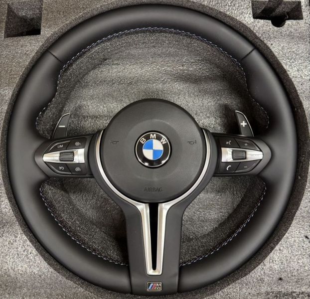 Шкіряне M Кермо Руль М3 стиль для BMW F series F10 F30 F11 F01 F02 F20 F21 F22 F23 F31 F32 F33 F36 X3 F25 F26 F15 F16 BM-1 фото
