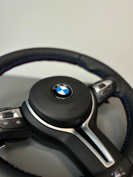 Шкіряне M Кермо Руль з Підігрівом М3 стиль для BMW F series F10 F30 F11 F01 F02 F20 F21 F22 F23 F31 F32 F33 F36 X3 F25 F26 F15 F16 BM-2 фото