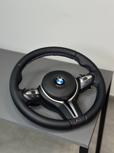 Шкіряне M Кермо Руль з Підігрівом М3 стиль для BMW F series F10 F30 F11 F01 F02 F20 F21 F22 F23 F31 F32 F33 F36 X3 F25 F26 F15 F16 BM-2 фото