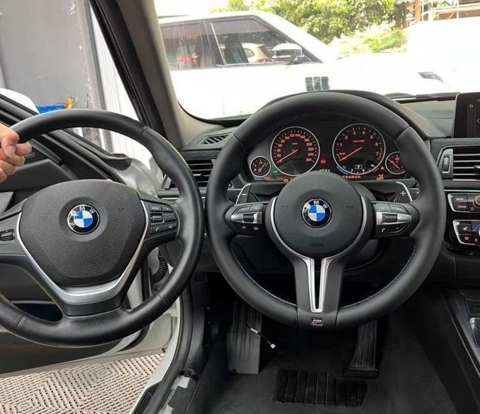 Шкіряне M Кермо Руль з Підігрівом та вібро М3 стиль для BMW F series F10 F30 F11 F01 F02 F20 F21 F22 F23 F31 F32 F33 F36 X3 F25 F26 F15 F16 BM-3 фото